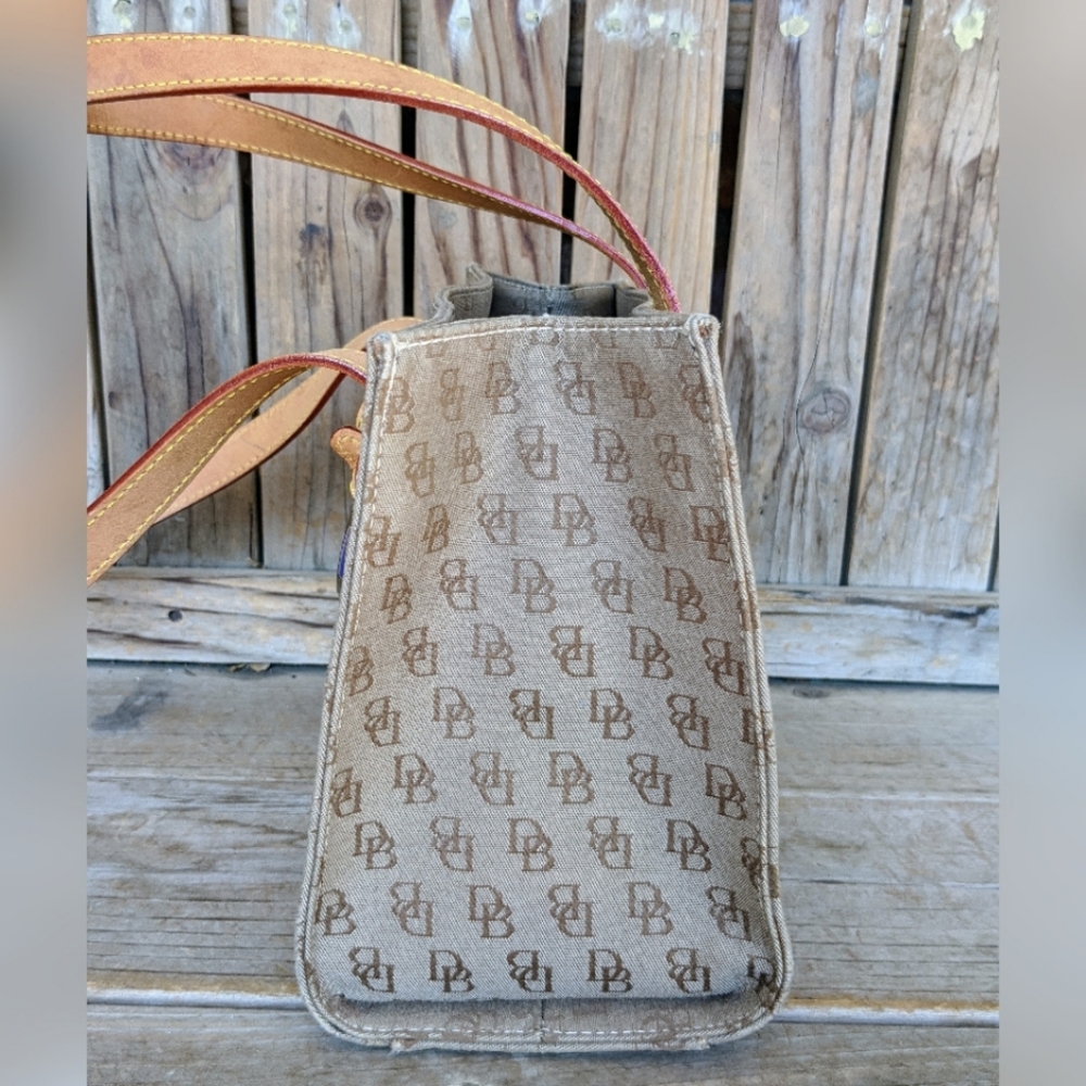 Dooney & Bourke Tan East West Tote - Picture 10 of 13